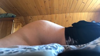 BBW Humping a pillow until I cum loudly while home alone