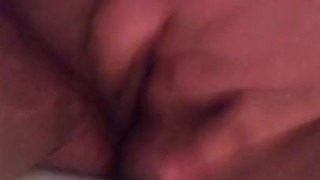 Fucking my fat pussy with a hairbrush