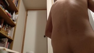 Teen rides anal dildo but can't fit hand in tight ass