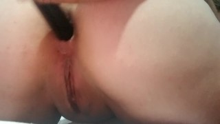 Anal fucking with clit rubbing