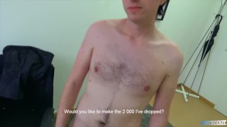  DIRTY SCOUT 197 - Dark Long Haired Straight Guy Exchanges His Ass For A Job