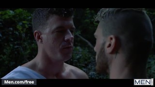Men.com - Hunks JJ Knight and William Seed ride big cock till they cum