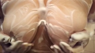 Soapy boobs. I dont own the rights to the song but made me horny