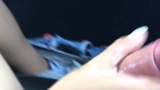 Handjob my dick one min long