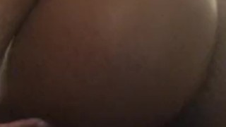 Ebony shows off pretty asshole & pussy