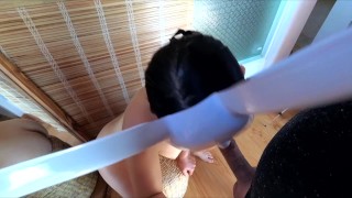 Perfect blowjob and biggest cumshot with Passion Bunny