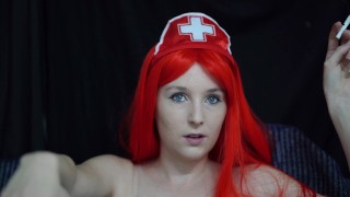Nurse Enjoying a Smoke
