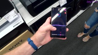 Sound Control Vibrator In Public - No Orgasm, No Fuck, No Cumshot, But Fun