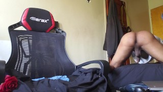 Ass twerking big booty male slut