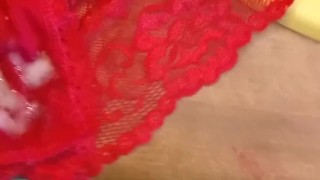 Cumming in my step moms panties!