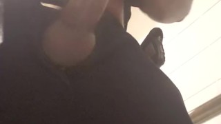 Jacking off in a Burger King rest room