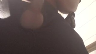 Jacking off in a Burger King rest room