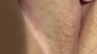 Playing with my tight, wet pussy