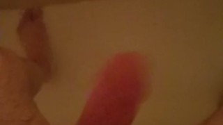 Shower jerking whiskey dick