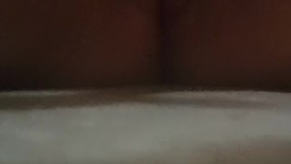 DiaLuna cumming while her family thinks shes showering