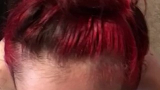 gag me with your cock and make me drool while i stare up at you master