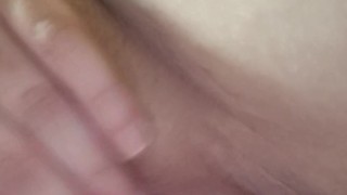 Quick pussy play at work