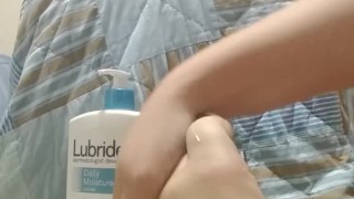 Rubbing my feet