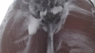 Soapy BBC, without bustin a nut