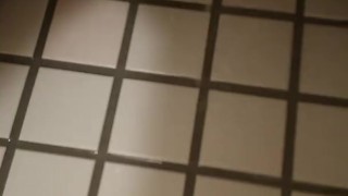 Peeing in the bathroom