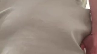 Peeing cotton g strings, bubbling
