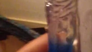 Using my cum as lube