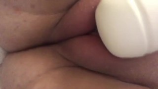 Wand squirt.