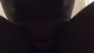 Trying my new dildo!