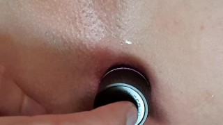 Twink using vibrator