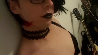 Impatient sissy shows of clitty