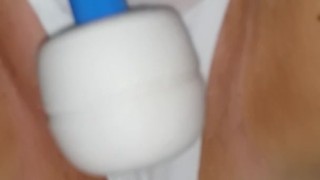 Getting off with my hitachi, and having an intense & quivering orgasm