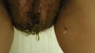 Pissing on chair
