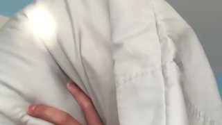 college twink tries to hump pillow