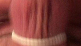 Cum flows out of my mouth & Self Suck tease