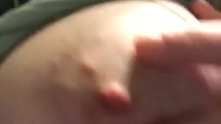 girl Plays With Big Tits
