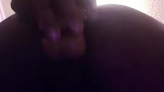 Playing with dildo making my pussy cream