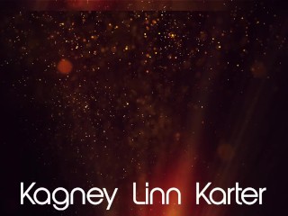 Hot Lubricated Kagney Linn Karter Finger Fucks Her Oily Pussy Outside!