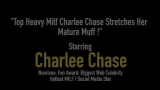 Busty Milf Charlee Chase Opens Her Legs For Some Dildo Fun!