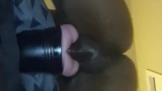 Butta Nutt fucking his fleshlight
