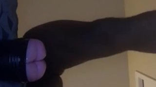 Butta Nutt fucking his fleshlight