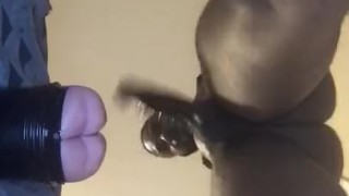 Butta Nutt fucking his fleshlight