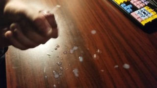 Late night jerkoff & cum