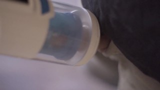 Robot Sex Machine. Robotic Fleshlight. Male sex toy blowjob machine slow mo