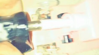 First time creaming on my BBC dildo