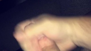 Quick cum on the couch