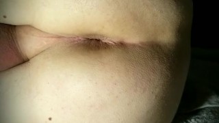 Skinny femboy twink fingering ass