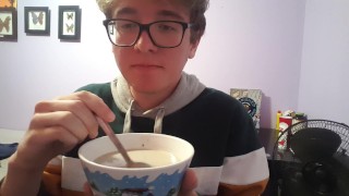 ASMR CAMPBELL'S MUSHROOM SOUP WITH WHOLESOME ENDING.