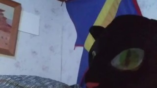 Masked pervert strokes cock solo, send me your video requests. 
