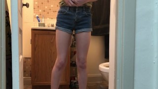 Girlfriend pees herself
