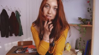 BACKTOSCHOOL2019 JOI – Teacher caught you reading a porn mag – Madelaine Rousset